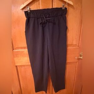 lululemon athletica Black Straight-Leg Drawstring Pants